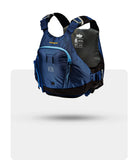 Stohlquist Edge navy kayaking life jacket with front pocket and adjustable straps