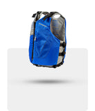 Stohlquist blue adult life jacket for kayaking and paddling safety, side view