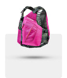 Stohlquist violet kayaking life jacket with front zipper and adjustable straps