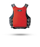 Stohlquist red kayaking life jacket with adjustable straps for paddling safety