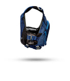 Stohlquist navy blue kayaking life jacket with mesh panels and adjustable straps